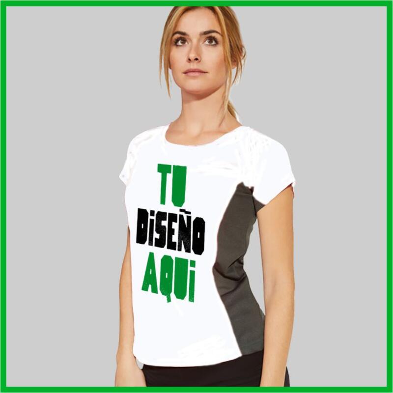 Roly Shangai Camiseta Tecnica Bicolor para Mujer Thumbnail