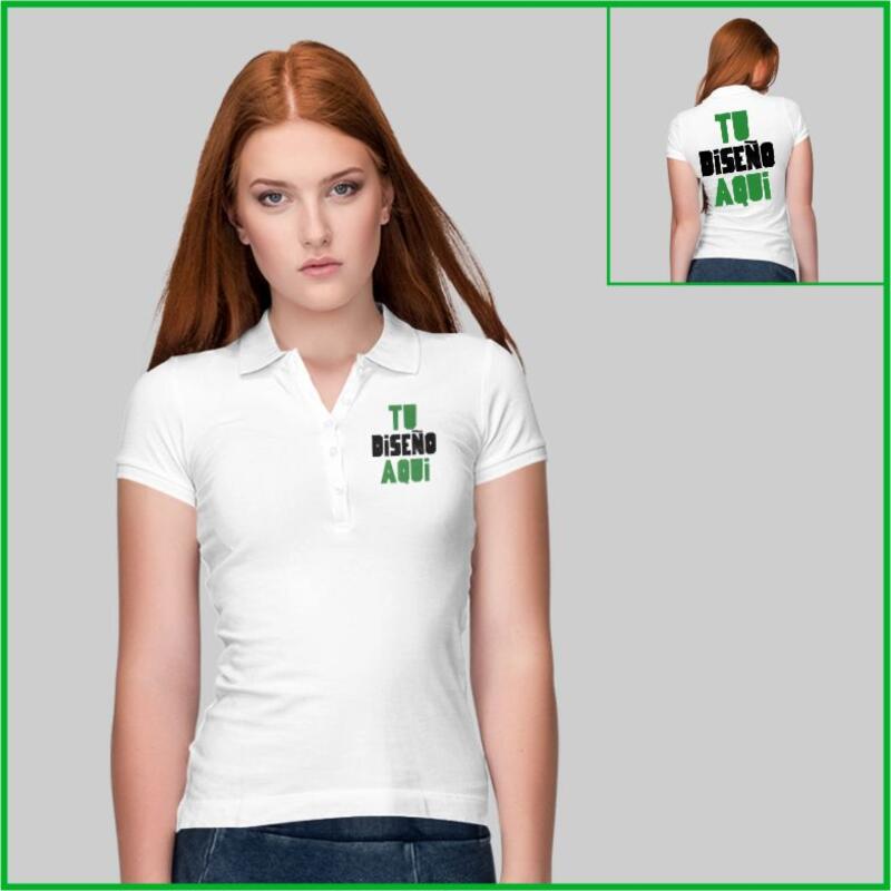 Polo de mujer Star 100% algodon Thumbnail